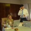 Dana & her brother, Chris Edwards, working on Air Force One